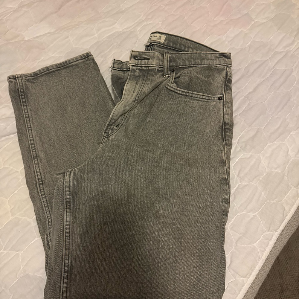 Abercrombie & Fitch Gray Jeans - Picture 4 of 4